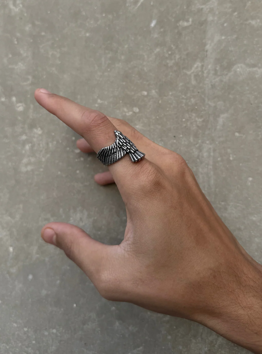 Eagle Adjustable Ring - Image 3